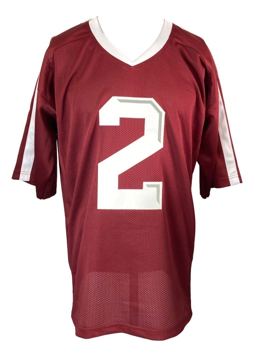 Johnny Manziel Texas A&M Signed College Football Jersey w/ 3 Insc 2 BAS ITP - Sports Integrity