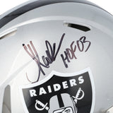 Marcus Allen Autographed/Inscribed "HOF 03" Raiders Speed Authentic Helmet Fanatics