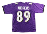 Mark Andrews Baltimore Signed Purple Football Jersey BAS
