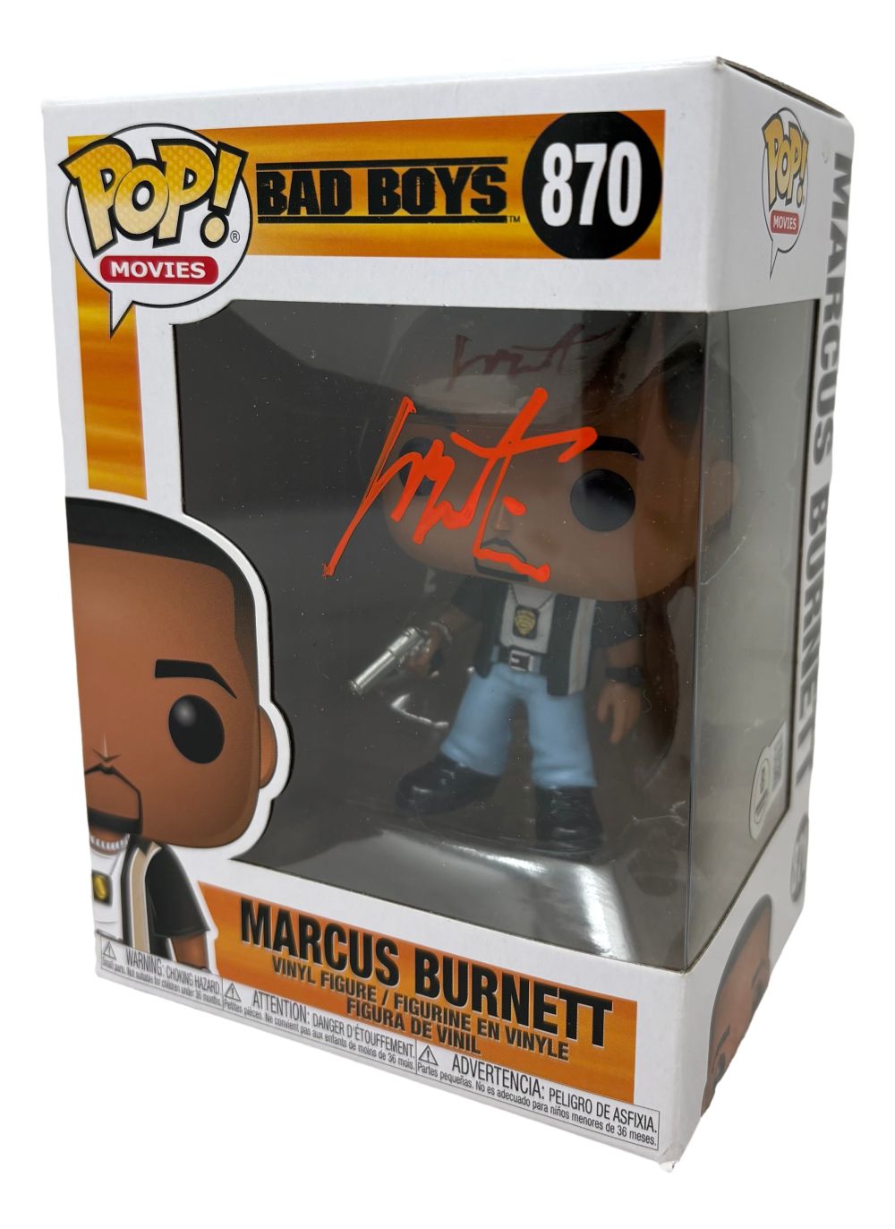 Martin Lawrence Signed Bad Boys Funko Pop #870 BAS