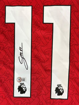 Gabriel Martinelli Signed Arsenal Adidas Soccer Jersey 2 BAS