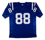 Marvin Harrison Indianapolis Signed Blue Football Jersey JSA Hologram