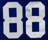 Marvin Harrison Indianapolis Signed Blue Football Jersey JSA Hologram