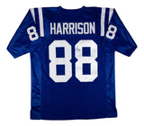 Marvin Harrison Indianapolis Signed Blue Football Jersey JSA Hologram