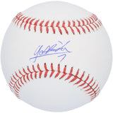 The Sports Integrity Masataka Yoshida Boston Red Sox Signed Official MLB Baseball features a blue autograph and the number 7 beneath the signature.