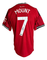 Mason Mount Signed Manchester United 2023/24 Adidas Soccer Jersey BAS