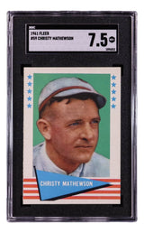 Christy Mathewson 1961 Fleer #59 New York Giants Trading Card CGC NM 7.5