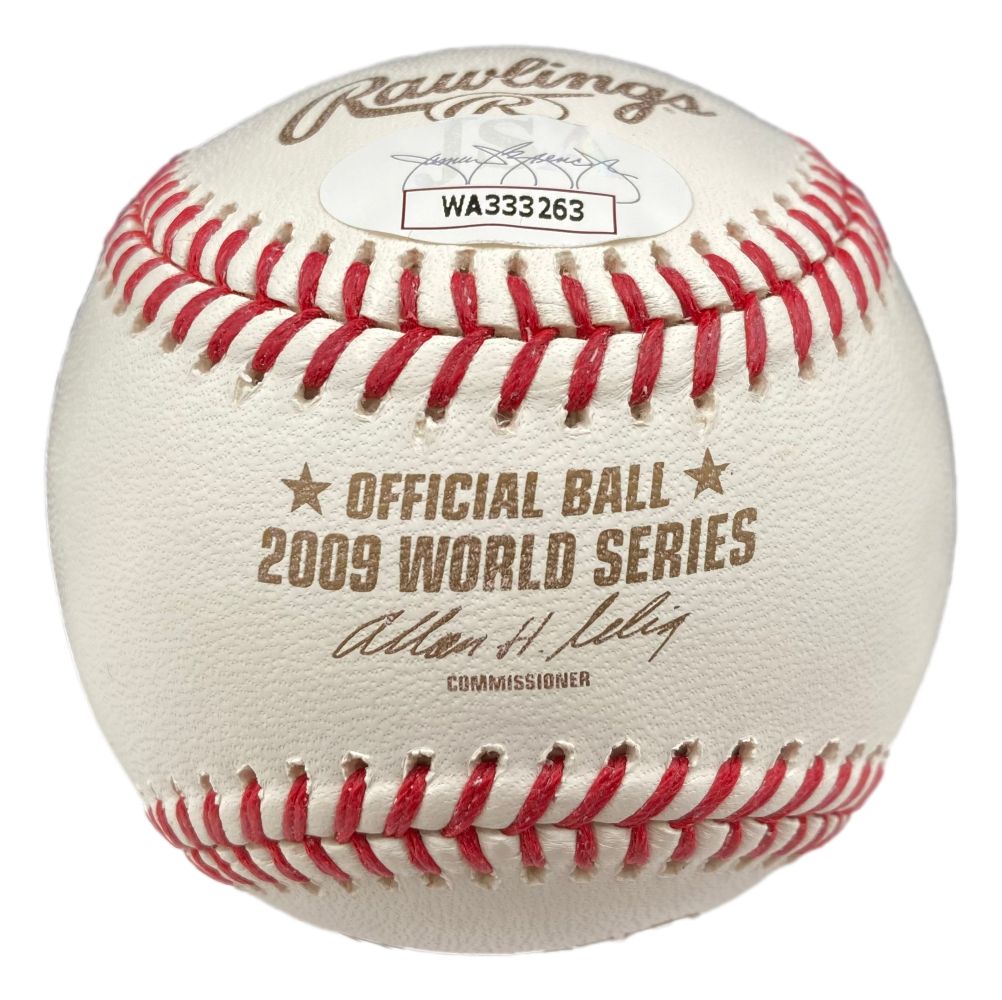 Hideki Matsui Signed In Kenji New York Yankees 2009 WS Baseball WS MVP Insc JSA