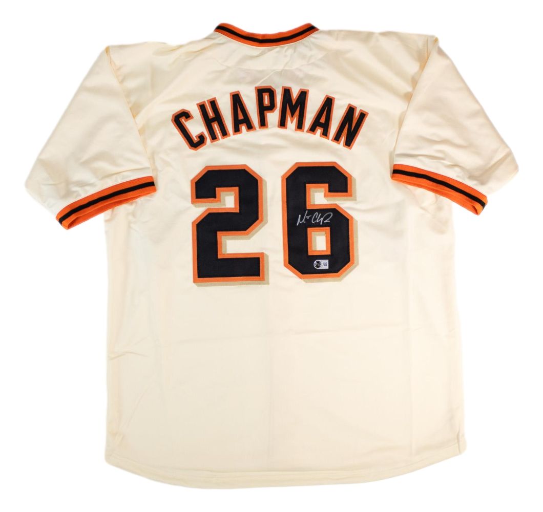 Matt Chapman San Francisco Signed Cream Baseball Jersey BAS