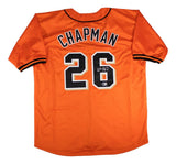 Matt Chapman San Francisco Signed Orange Baseball Jersey BAS