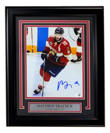 Matthew Tkachuk Signed Framed 8x10 Florida Panthers Photo JSA QR