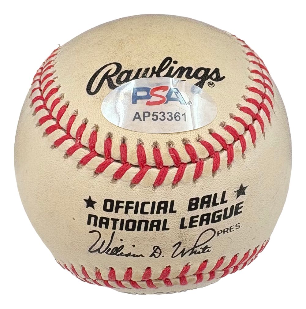 Willie Mays San Francisco Giants Signed National League Baseball PSA AP53361