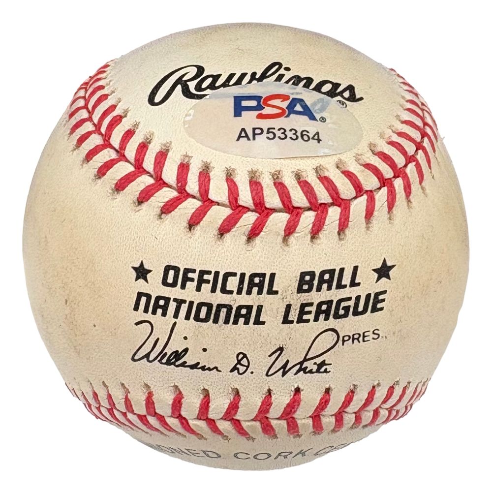 Willie Mays San Francisco Giants Signed National League Baseball PSA AP53364