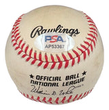 Willie Mays San Francisco Giants Signed National League Baseball PSA AP53367