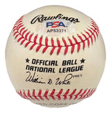 Willie Mays San Francisco Giants Signed National League Baseball PSA AP53371