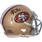 Christian McCaffrey Signed San Francisco 49ers Mini Speed Helmet Fanatics