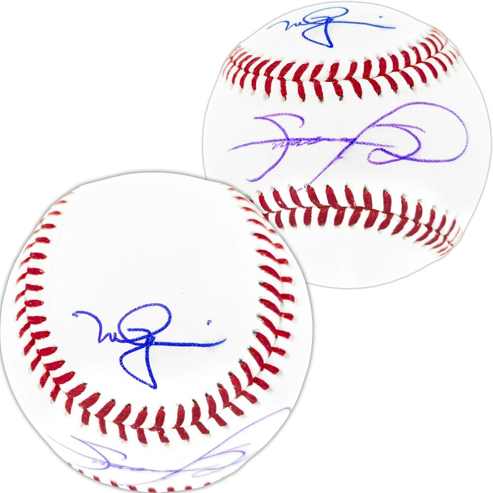 Mark McGwire Sammy Sosa Signed Rawlings Official MLB Baseball BAS