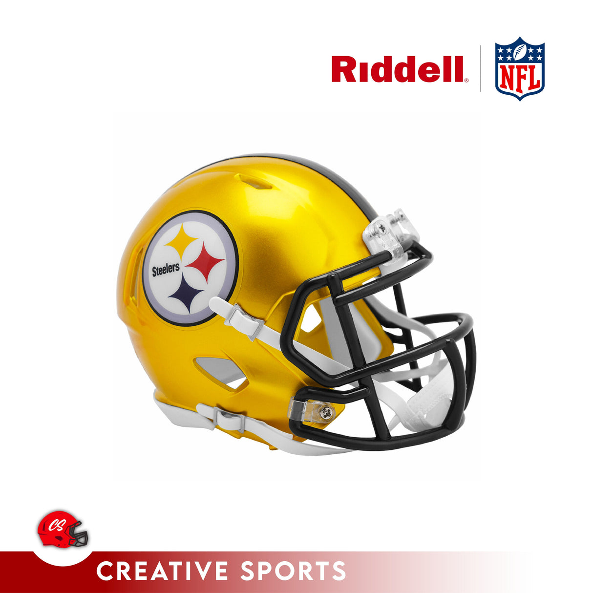 Pittsburgh Steelers Riddell Flash Speed Mini Football Helmet