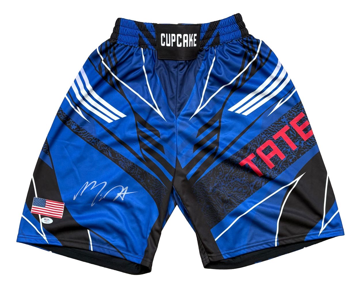 Meisha Tate Signed Custom Blue MMA Fight Trunks PSA/DNA