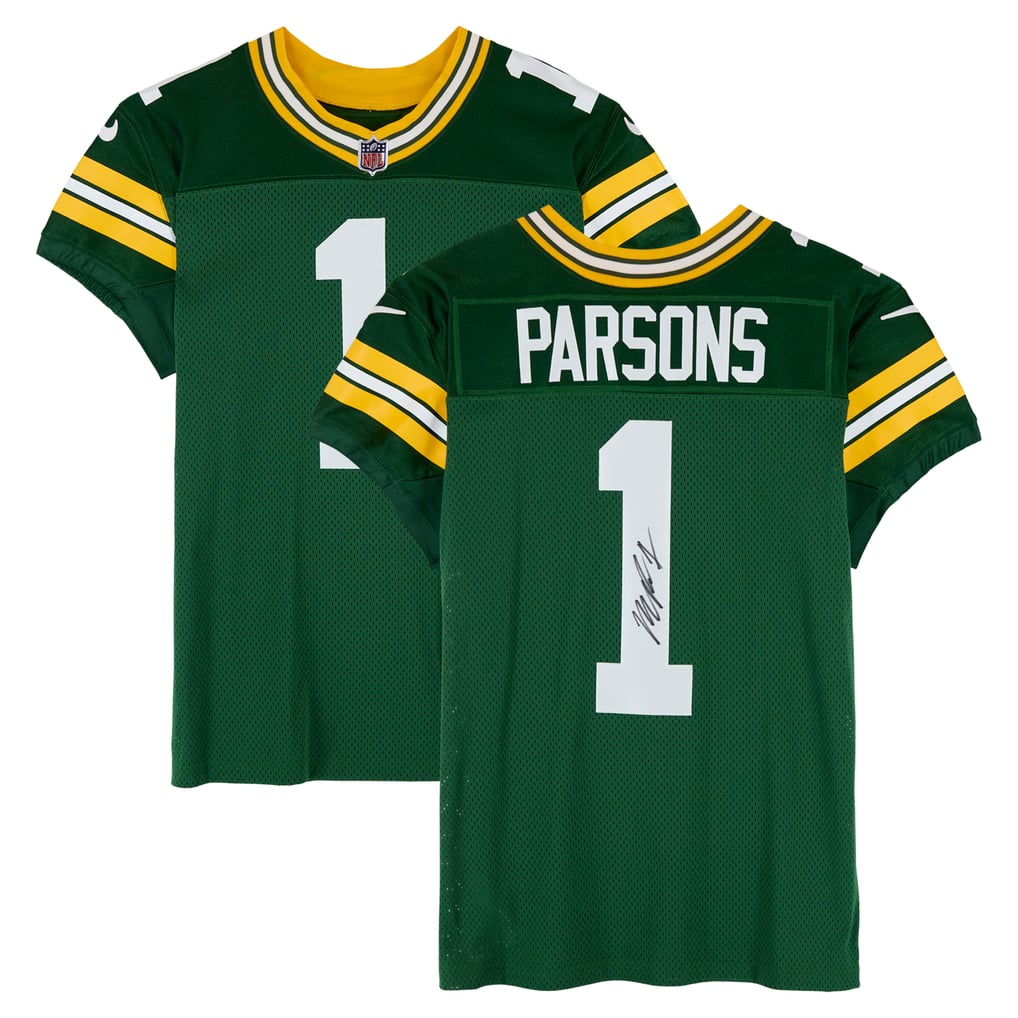 Micah Parsons Green Bay Packers Autographed Green Nike Elite Jersey Fanatics