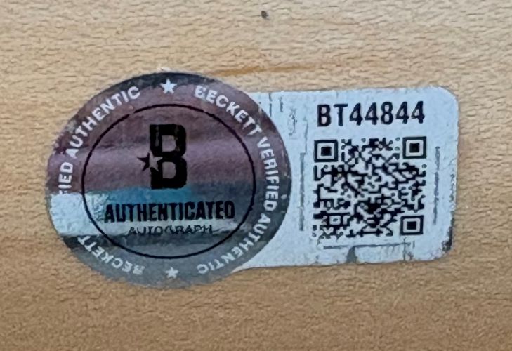 Michael Brantley Houston Astros Signed Marucci Pro Model Baseball Bat BAS