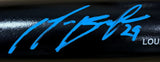 Michael Busch Chicago Cubs Signed Black Louisville Slugger Bat BAS