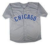 Michael Busch Chicago Signed Gray Baseball Jersey BAS