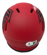 Michael Vick Signed Atlanta Falcons Rave Mini Speed Helmet BAS