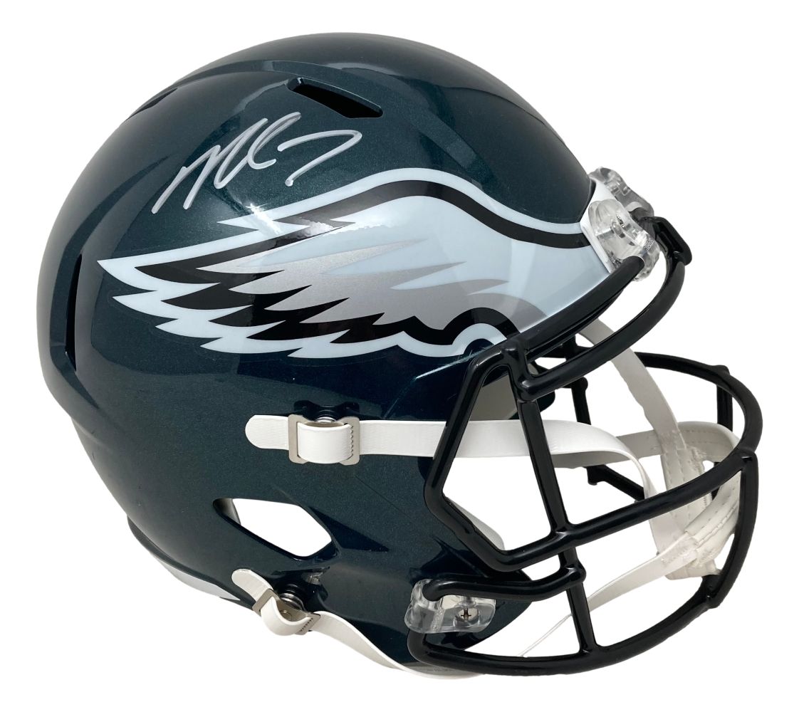 Michael Vick Signed Philadelphia Eagles Full Size Replica Speed Helmet BAS