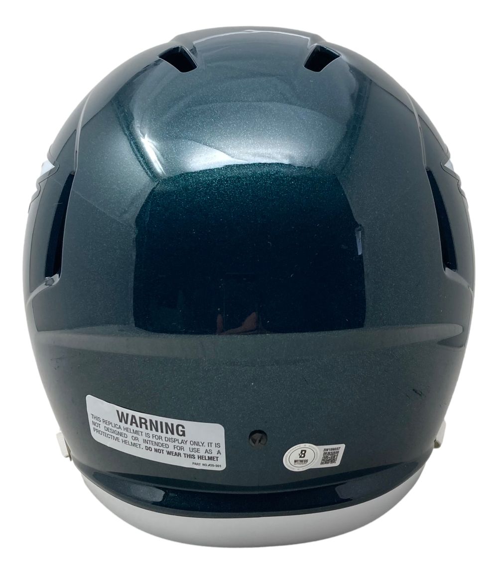 Michael Vick Signed Philadelphia Eagles Full Size Replica Speed Helmet BAS