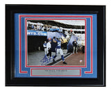 Michael Strahan Signed Framed 8x10 New York Giants Photo Steiner Sports Hologram - Sports Integrity
