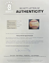 Mickey Mantle New York Yankees Signed American League Baseball BAS AE11873