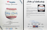 Mickey Mantle Signed Official AL Baseball PSA/DNA+Fanatics LOA