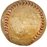 Mickey Mantle Rookie Sig 1952 Yankees (22) Signed Cyclone Baseball PSA/DNA LOA