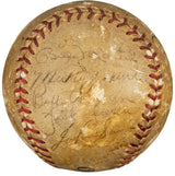Mickey Mantle Rookie Sig 1952 Yankees (22) Signed Cyclone Baseball PSA/DNA LOA