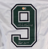 Mike Modano Dallas Signed White Hockey Jersey HOF 2014 BAS