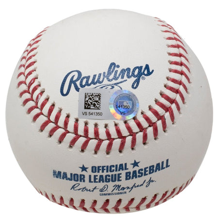 Michael Nelson Trout Signed Full Name MLB Baseball MLB Holo+BAS LOA A48357 - Sports Integrity