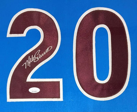 Mike Schmidt Philadelphia Signed Framed Blue Baseball Jersey JSA Hologram - Sports Integrity