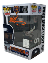 Mike Singletary Signed Chicago Bears Funko Pop #218 BAS