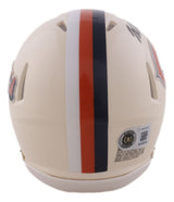 Mike Singletary Signed Chicago Bears RETRO Mini Speed Helmet HOF 98 BAS