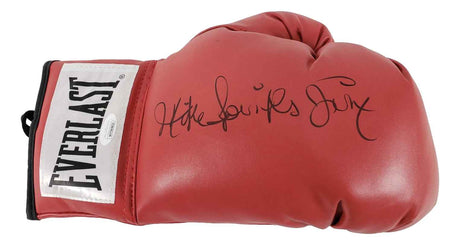 Mike Spinks Jinx Signed Red Everlast Right Hand Boxing Glove JSA