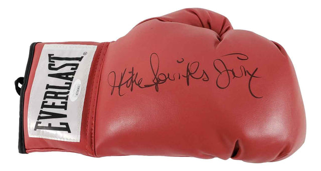 Mike Spinks Jinx Signed Red Everlast Right Hand Boxing Glove JSA