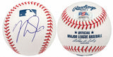 Mike Trout Los Angeles Angels Signed Official MLB Baseball PSA/DNA AQ02133