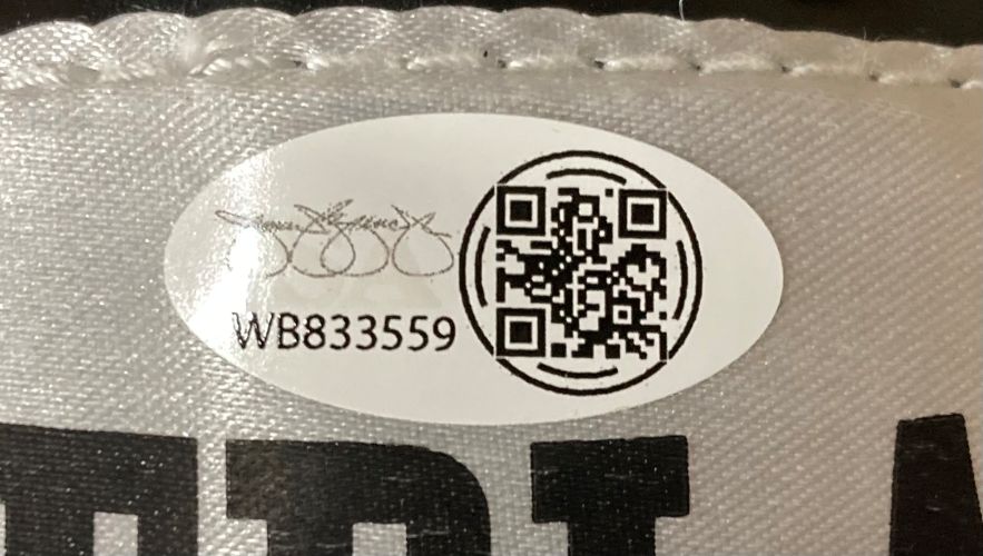 Mike Tyson Signed Black Everlast Left Hand Boxing Glove JSA QR Hologram