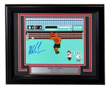 Mike Tyson Signed Framed 8x10 Punch Out Photo JSA QR Hologram