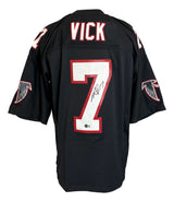 Michael Vick Signed Atlanta Falcons Mitchell & Ness NFL Legacy Jersey BAS ITP