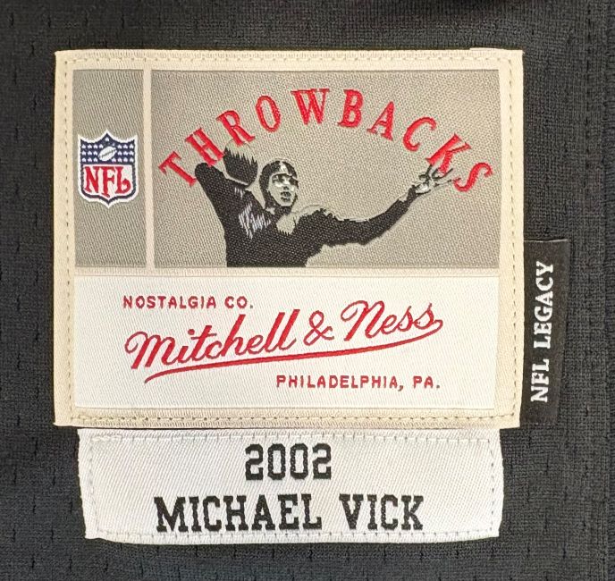 Michael Vick Signed Atlanta Falcons Mitchell & Ness NFL Legacy Jersey BAS ITP