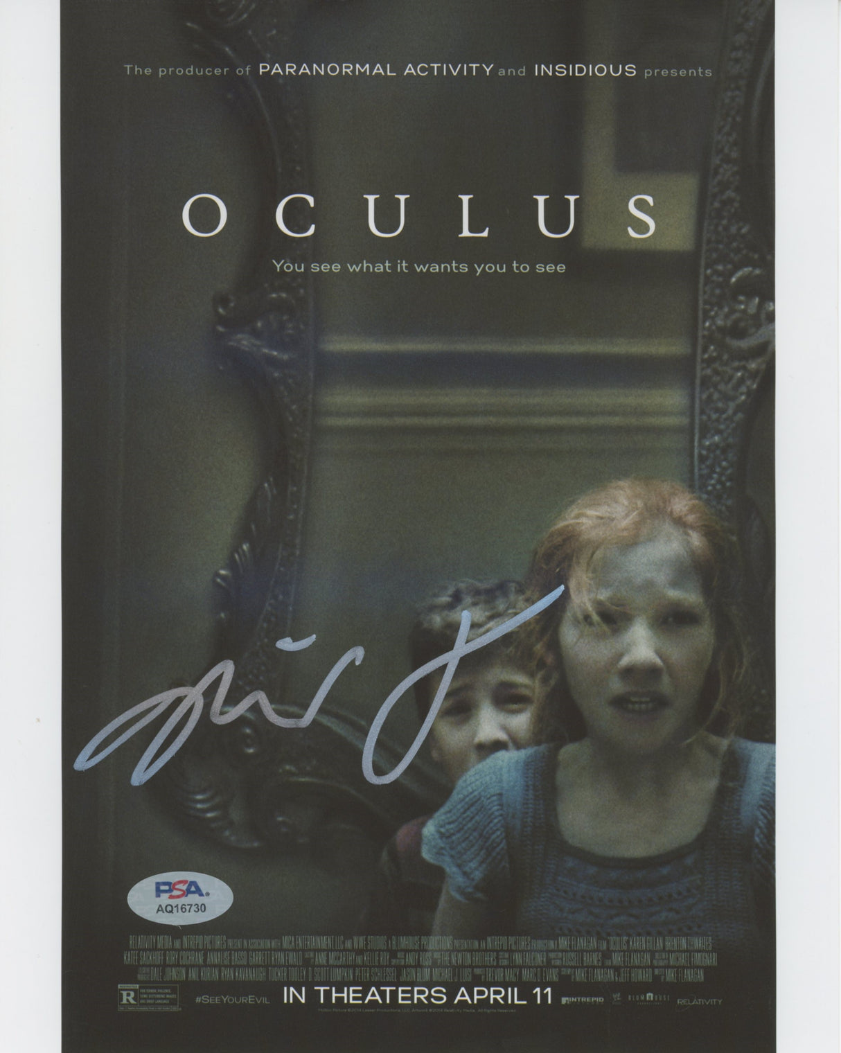 Mike Flanagan Oculus Authentic Signed 8x10 Photo Autographed PSA/DNA #AQ16730