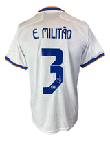 Eder Militao Signed Real Madrid Adidas Soccer Jersey 2 BAS