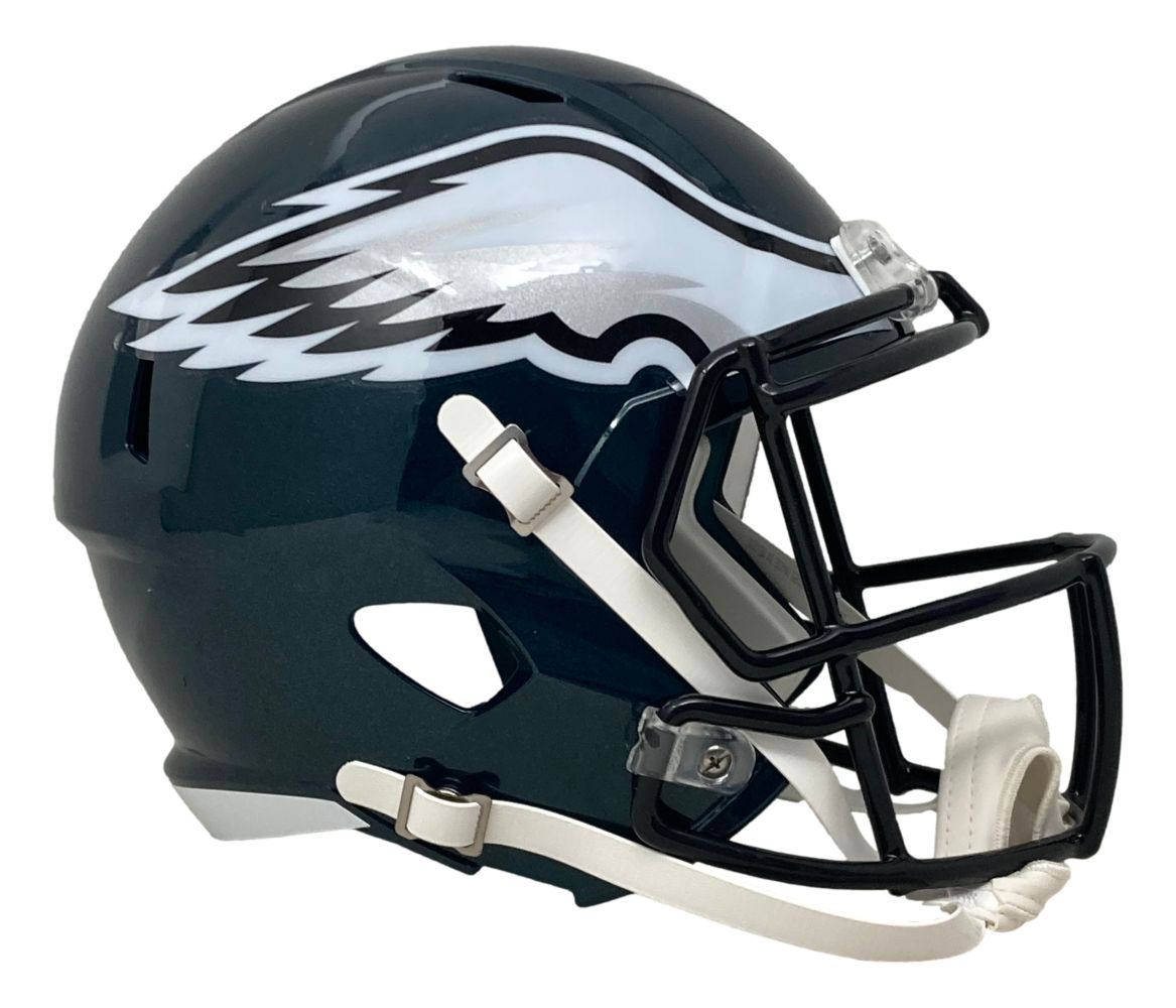 Milton Williams Signed Eagles FS Super Bowl 59 LIX Replica Speed Helmet 2 Sacks BAS